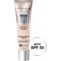 Maybelline Dream Urban Cover Flawless Coverage Foundation Makeup, SPF 50, Natural Ivory 112