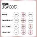 Maybelline Dream Urban Cover Flawless Coverage Foundation Makeup, SPF 50, Cappuccino 340