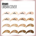 Maybelline Dream Urban Cover Flawless Coverage Foundation Makeup, SPF 50, Cafe Au Lait 348