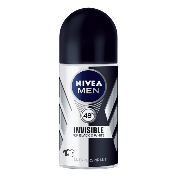 Nivea Men Invisible for Black and White Roll-on, 50ml