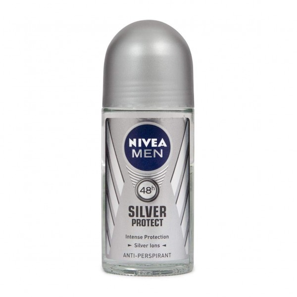 Nivea Deo for Men 48h Silver Protect Antiperspirant Deodorant Roll-on 50ml