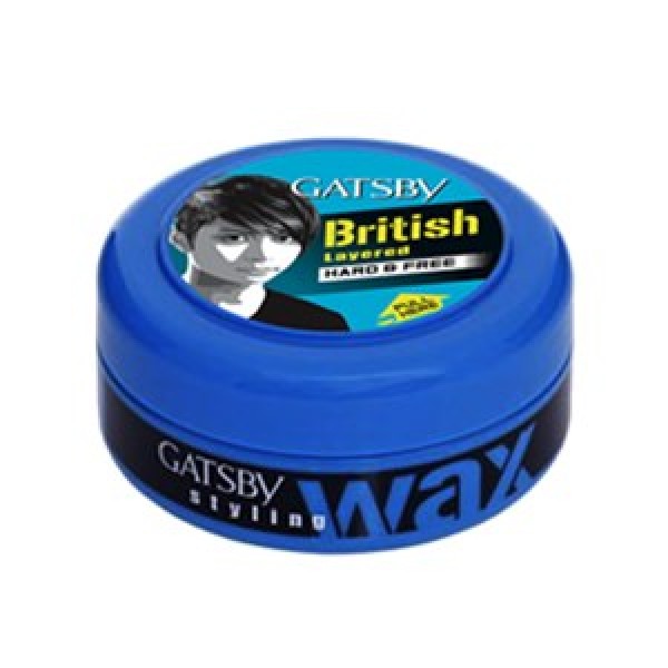 Gatsby Styling Wax British Lavered Hard & Free - 75g