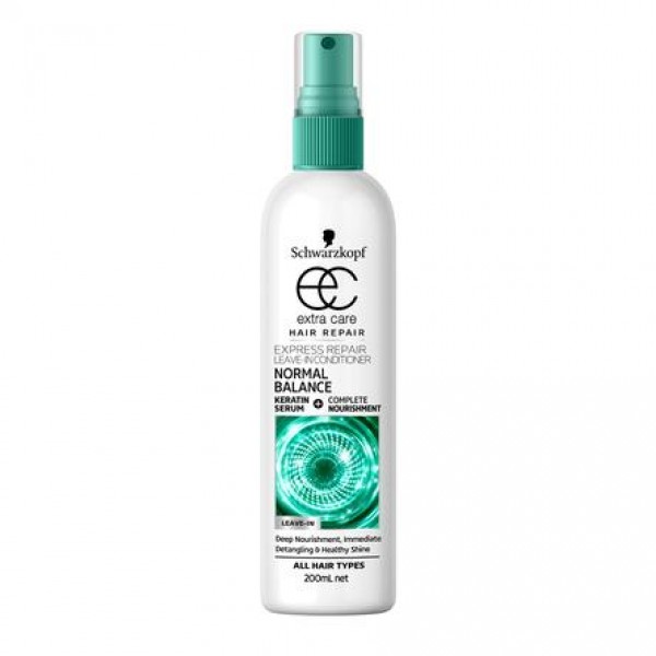 SCHWARZKOPF EXTRA CARE LEAVE IN CONDITIONER NORMAL BALANCE HAIR REPAIR 200ML