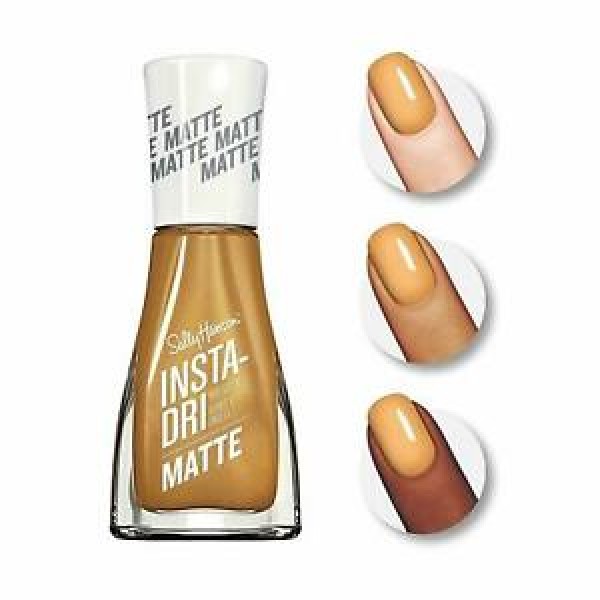 SALLY HANSEN INSTA-DRI MATTE NAIL COLOR 018 GOLD RUSH