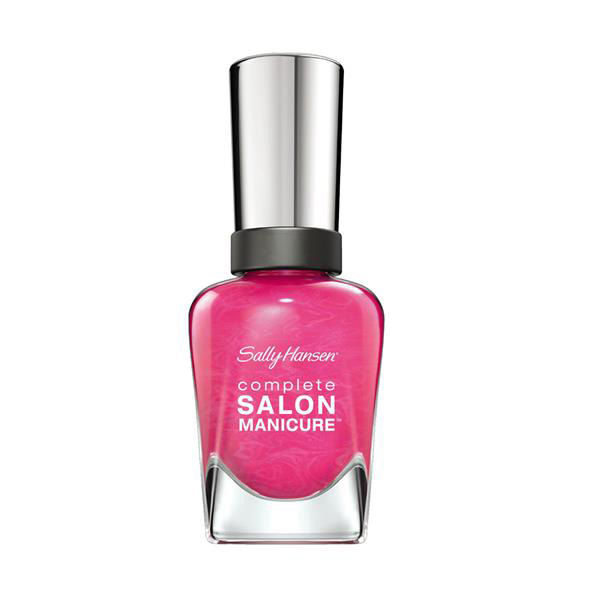 SALLY HANSEN COMPLETE SALON MANICURE NAIL POLISH 0.50 FL OZ  530 BACK TO THE FUCHSIA