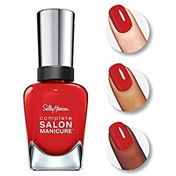 SALLY HANSEN COMPLETE SALON MANICURE NAIL POLISH 808 CHERRY DELIGHTFUL 14.7ML