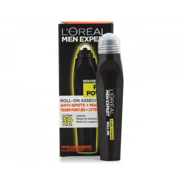 Men Expert by L'Oreal Paris Pure Power Targeting Roll On Anti Spot 10ml