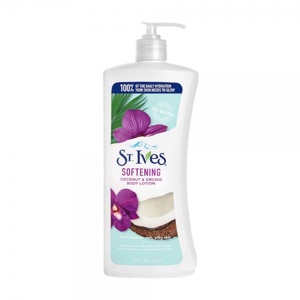ST.IVES SOFTENING COCONUT & ORCHID BODY LOTION 621ML