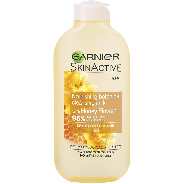Garnier Natural Honey Flower Cleansing Milk Dry Skin 200ml
